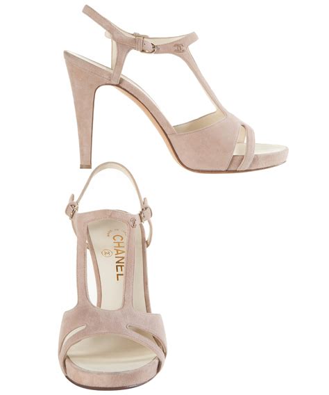 chanel high heel sandals